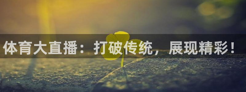 体育大直播：打破传统，展现精彩！